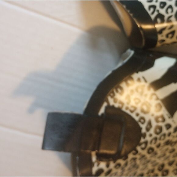 Nature breeze zebra cheetah print cowboy rain boots - Picture 7 of 9